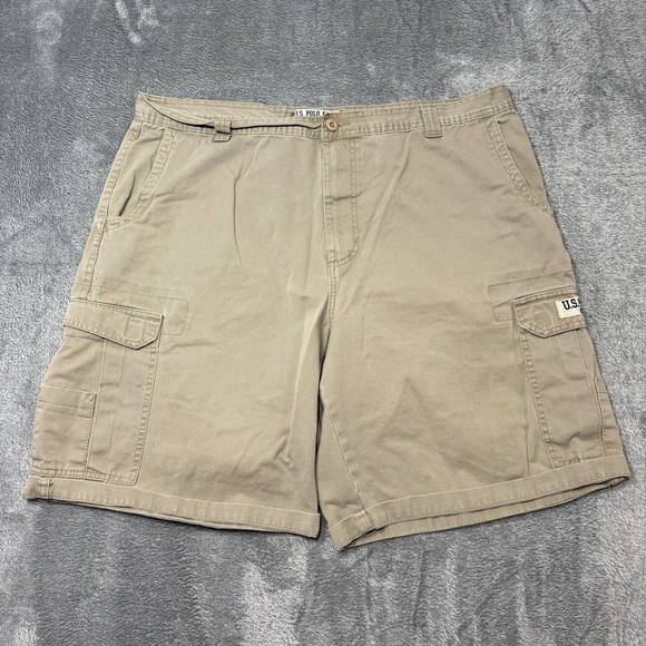U.S. Polo Assn. Other - U.S. Polo Assn Cargo Shorts Mens 42 Khaki Utility Military Casual Cotton‎